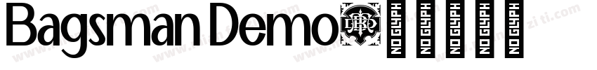 Bagsman Demo字体转换